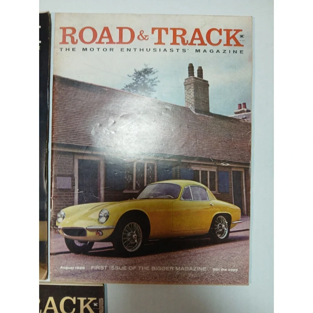 3 Road & Track Magazines 1958 Lotus‎ Elite Road & Bentley  Lot